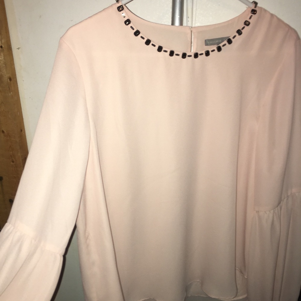 Pink sequinsed shirt
